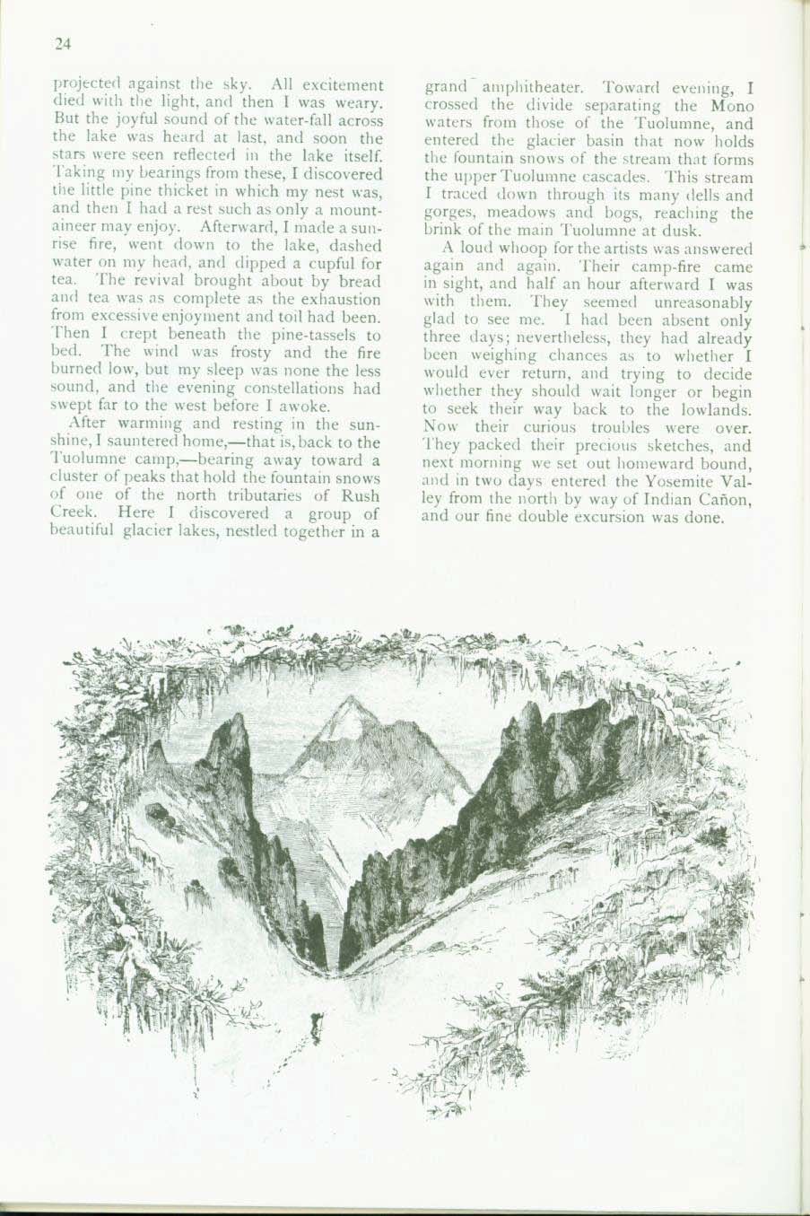 IN THE HEART OF THE CALIFORNIA ALPS: a near view of the High Sierra in 1872. vist0026j